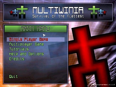 The multiwinian fell and splatted on the screen.